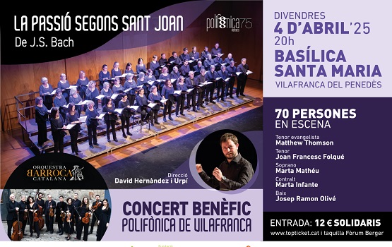 Cartell Polifonica Vilafranca horitzontal